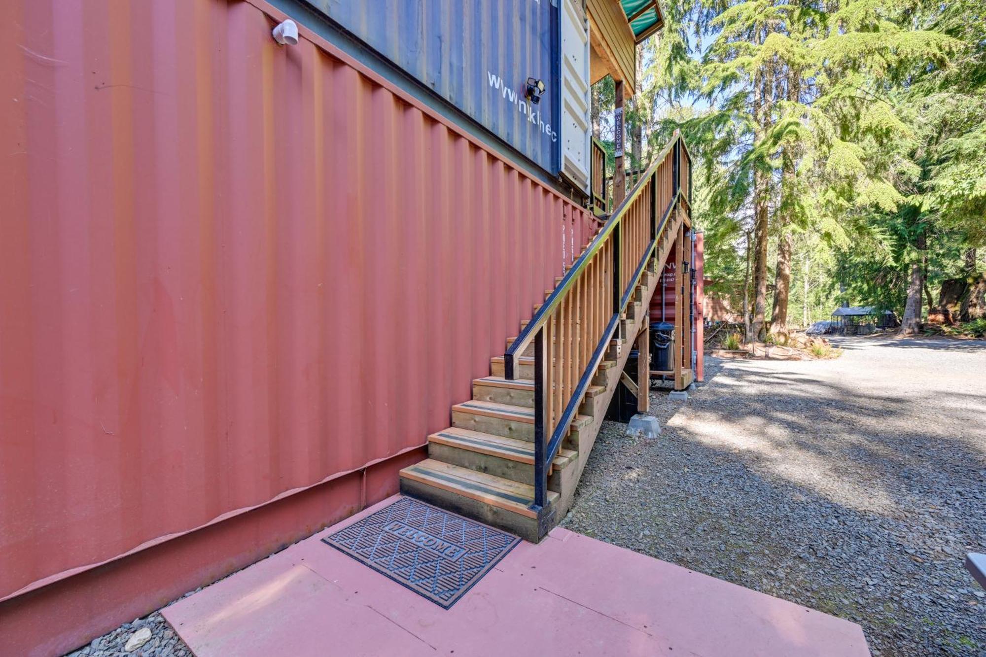 Unique Container Studio With Deck And Fire Pit! Buckley Extérieur photo