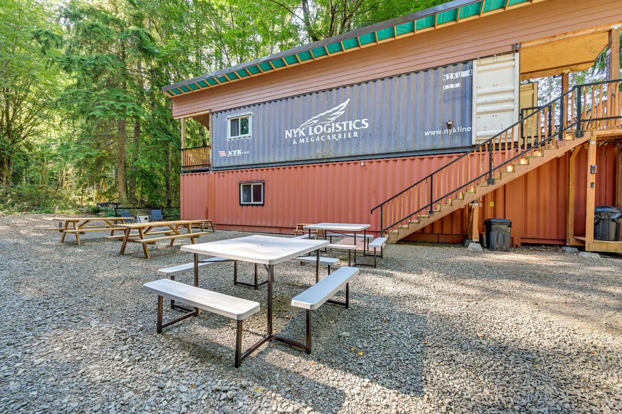 Unique Container Studio With Deck And Fire Pit! Buckley Extérieur photo