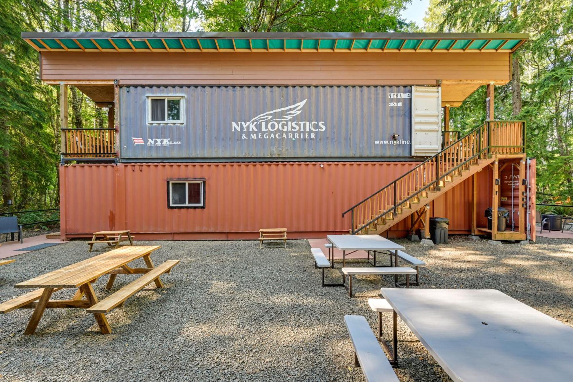 Unique Container Studio With Deck And Fire Pit! Buckley Extérieur photo